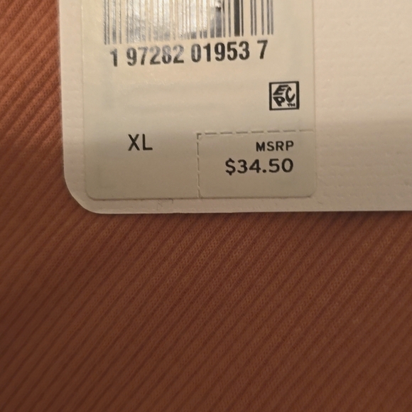 LEVIS SIGNATURE WOMEN'S PEACH RIBBED SUMMER SHORT SLEEVE TEE-SHIRT SIZE XL - Picture 6 of 12